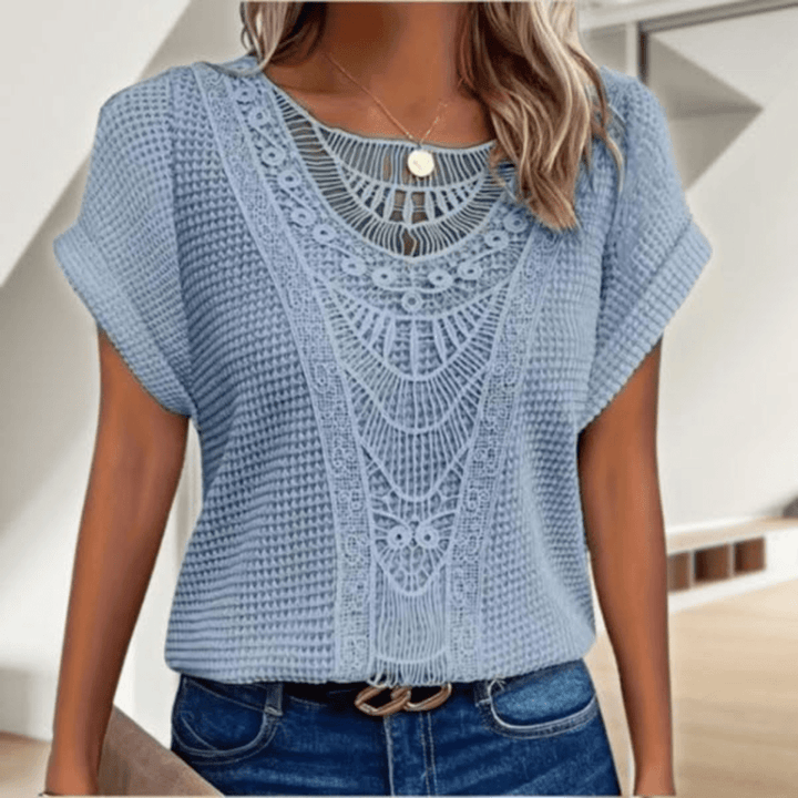 Tania - Elegant Ibiza-Style Blouse