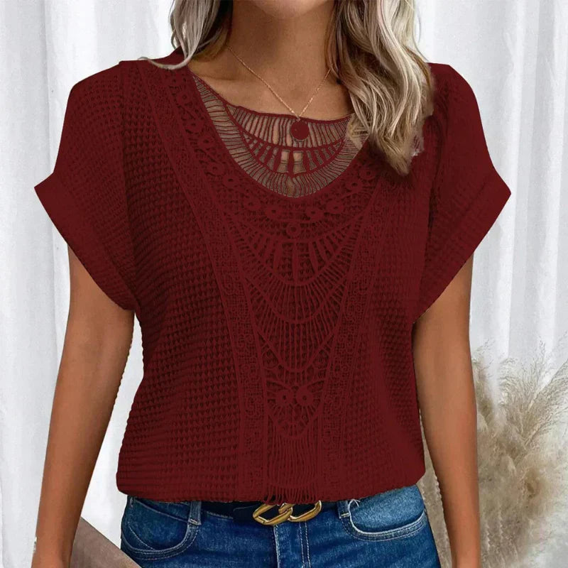Tania - Elegant Ibiza-Style Blouse