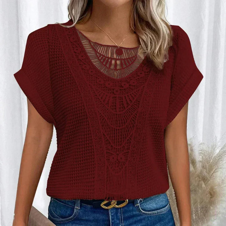 Tania - Elegant Ibiza-Style Blouse