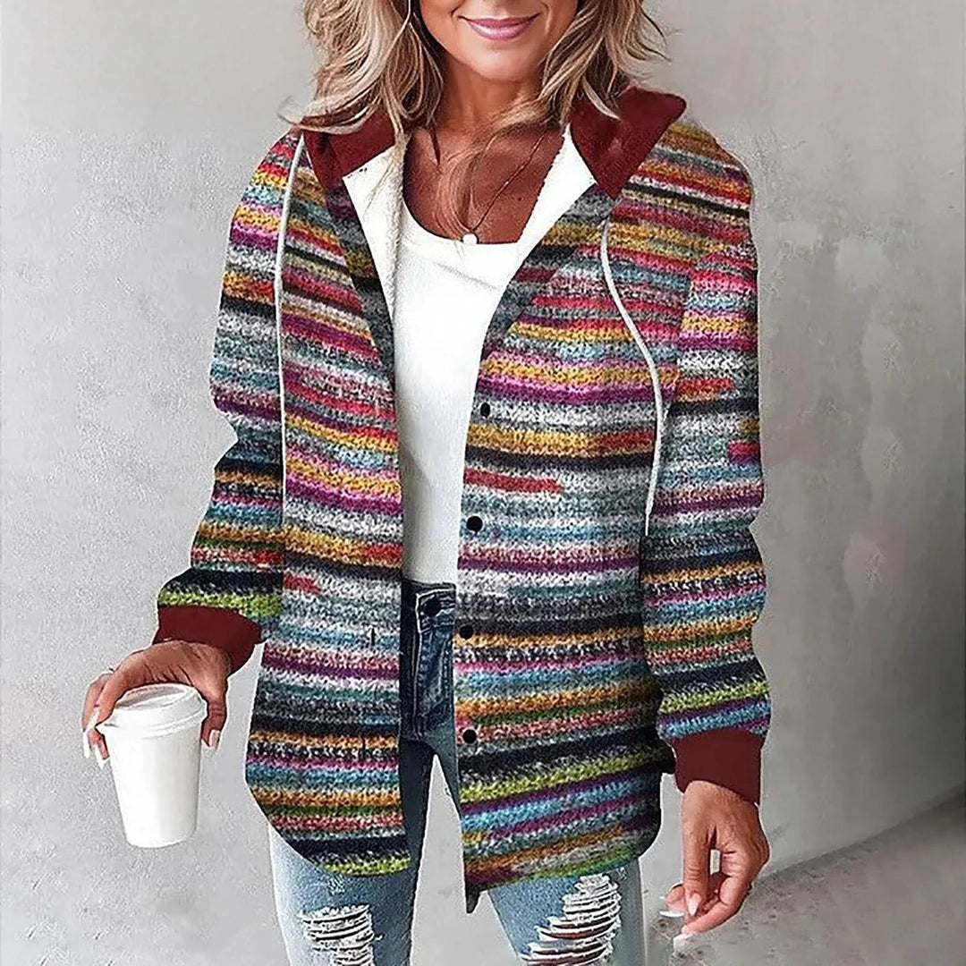 Martina | Women's Mesh Button Placket Jacket